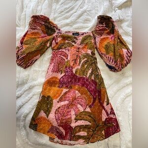 NWT Kourt Dress tropical safari size XS